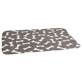 Karlie Fleecedecke L: 100 cm B: 70 cm grau