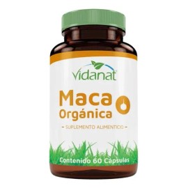 Suplemento Alimenticio Maca Organica Caps Vidanat Sabor
