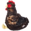 Gipsy 070355 Chicken Soft Toy with Sound, Black, 22 cm