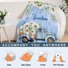 Spring Summer Large Throw Blanket Farmhouse Daisy Truck Throw Blanket