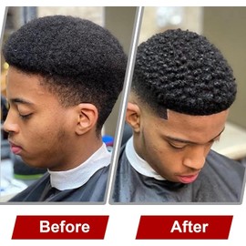 2 Pcs Twist Hair Comb and Hair Sponges for Men Women Curls Sponge Upgrade Set, Curl Sponge Brush for Twist Comb for Barber and Personal Curl Hair Styling (Black, One size)