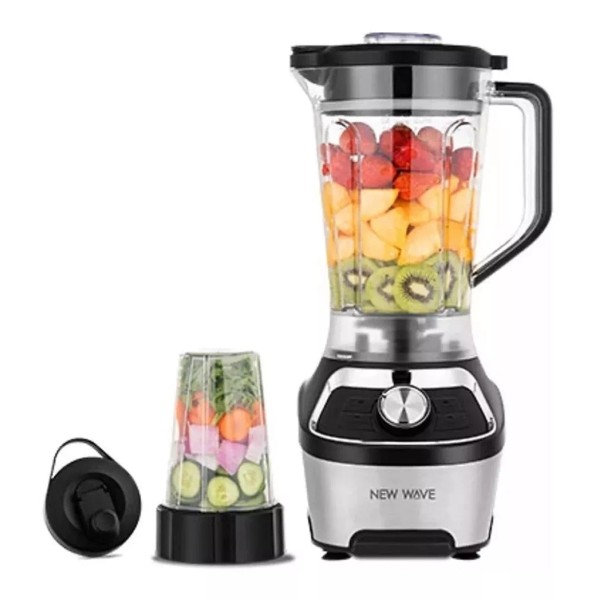 Newwave Licuadora Semiprofesional New Wave 2 En 1 Con Vaso