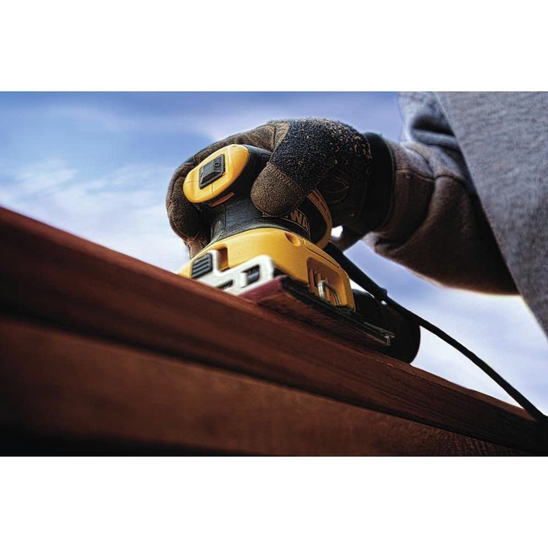 DEWALT Electric Sander, 1/4-Inch Sheet, 14,000 OPM (DWE6411)