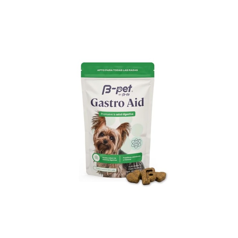B-Pet Gastro Aid - Probióticos para Perro con Inulina