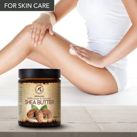 Shea Butter 100 g - Butyrospermum Parkii from Africa - Karité Body Butter - Body Butter - Shea Butter - for Very Dry Skin - Hair Treatment - Skin Care - Nail Care - Hand Care - Massage