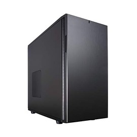 Fractal Design Define R5 - Mid Tower Computer Case - ATX - Optimized for High Airflow and Silent - 2X Dynamix GP-14 140mm Silent Fans Included - Water-cooling Ready - Black
