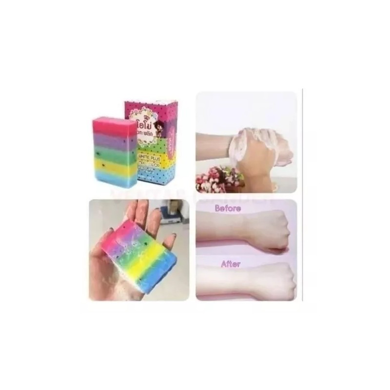 Didier Market Jabón Aclarante Tailandés Omo White Plus Soapmix