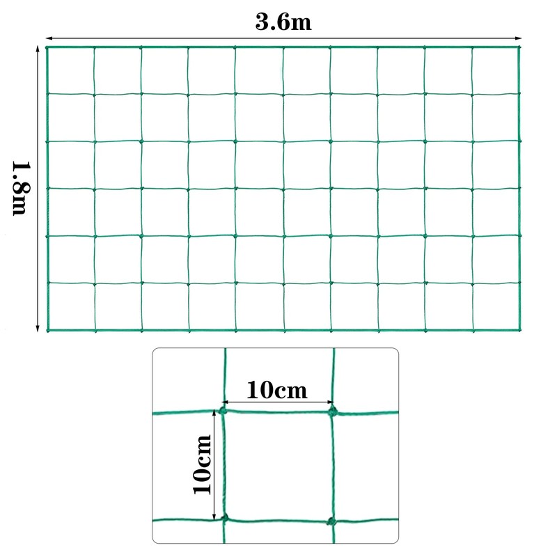 Trellis Net, 1.8 x 3.6 m Plant Net, Cucumber Net,