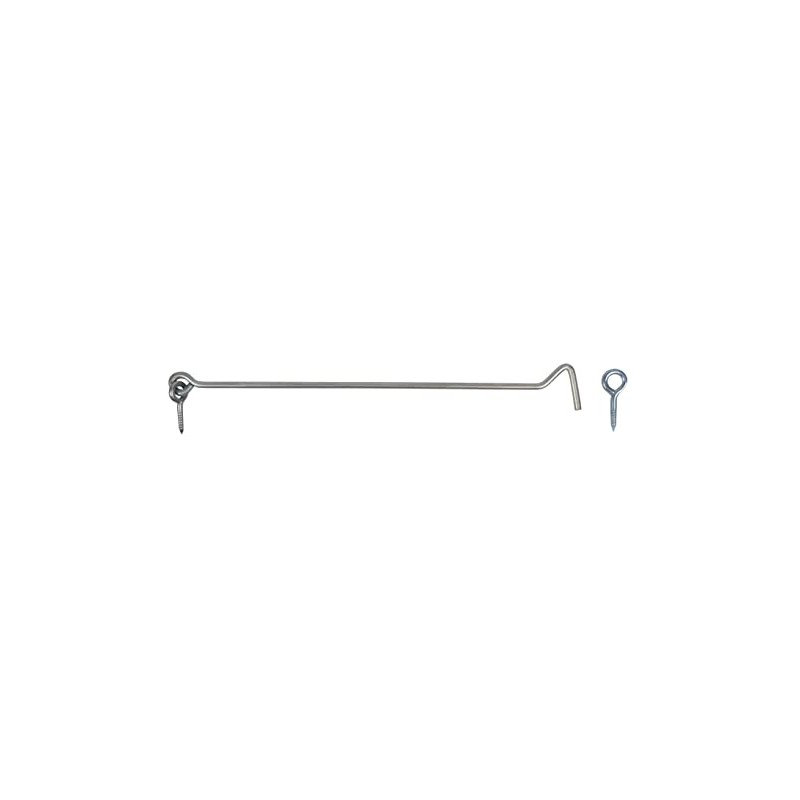 Alberts 903879 Storm Hook with Angle Plates or Eyelets Galvanised