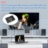 SDKDZKG 192KHz DAC Converter, HDMI ARC Audio Extractor Adapter, HDMI/Digital