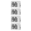 4Pcs Silver Mop Broom Holder with Hook Wall Mounted 304