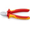 Knipex KNIPEX Seitenschneider isoliert mit Mehrkomponenten-Hllen, VDE-geprft verchromt 160 mm