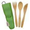 TO GO WARE Kid's Bamboo Utensil Set Berry Blue, 1