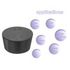 sourcing map Rubber Tapered Plug 41mm to 50mm Solid Test