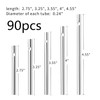 sansheng 90pcs Wind Chime Tubes for Home Garden Outdoor Hanging