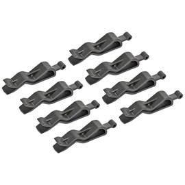 MECCANIXITY Garbage Bin Clip, Kitchen Trash Can Bag Clips Waste Basket Garbage Bin Clamp Bag Clip Black, Pack of 12