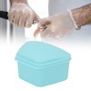 ANGGREK Retainer Case, Trapezoid Retainer Case Travel Portable Denture Storage