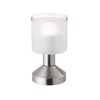 Reality Leuchten Gral R59521007 Table Lamp, Metal, Nickel, 9.0 x
