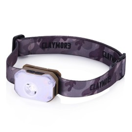 Claymore HEADY2 Tan Rechargeable Wearable Light – 350 Lumens Headlamp 3 Light Modes USB-C Rechargeable IP54 Water-Resistant Up to 40 Hrs Runtime for Camping, Running, Outdoor