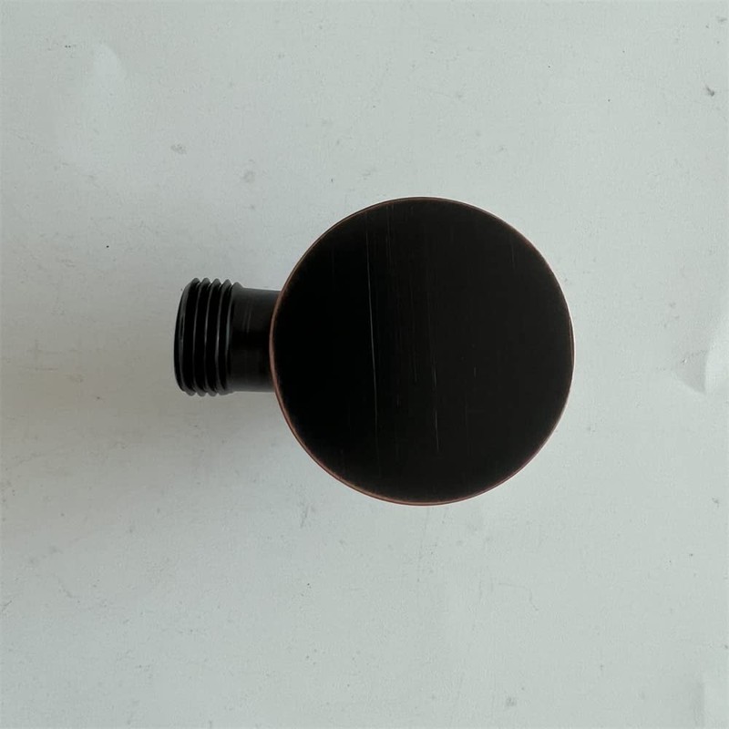 Weirun Brass Modern Bathroom Round Drop Ell Shower Hose Connector