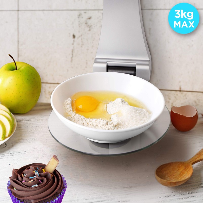 Duronic KS4000 Kitchen Scales with 3 kg Capacity | Wall