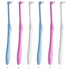 LOVEWEE Cepillo de dientes cónico End-Tuft, 6 piezas de cepillo