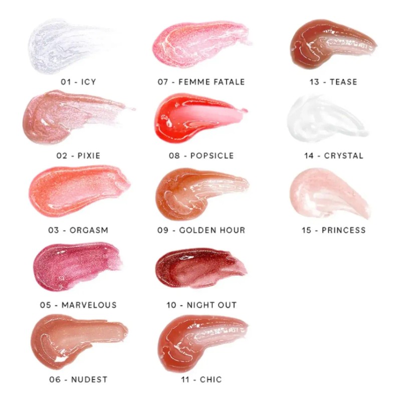 Labial Lip Gloss Thirsty Pout Hi-shine Italia Deluxe Brillo