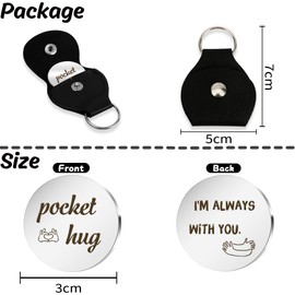 Gifts for Him Her Boyfriend Girlfriend Pocket Hug Gift I Love You Gifts Long Distance Relationship Gifts Wife Husband Birthday Gifts Couple Gifts for Birthday Anniversary Valentines Day Christmas
