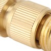2PCS Water Hose Quick Connector Brass 3/4 Inch Male and
