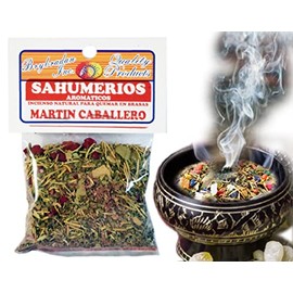 1 PC SAN Martin Caballero Herbal Incense Mix SAHUMERIO ESPIRITUAL DE HIERBAS to Burn Over Charcoal