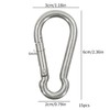 DALAETUS 15 Pcs Spring Snap Hooks Set, Heavy Duty Stainless