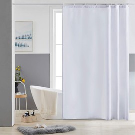 Furlinic Shower Curtain, Bathroom Curtain For The Bathtub, Textile Bath Curtain