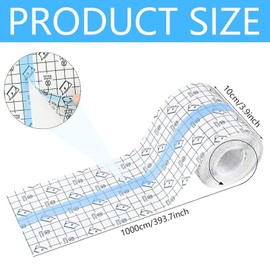 10 cm x 10 m Waterproof Transparent Bandage, Waterproof Plaster, Tattoo Bandage, Fixer Plaster Stretch Anti-Allergic, for Sports, Showers