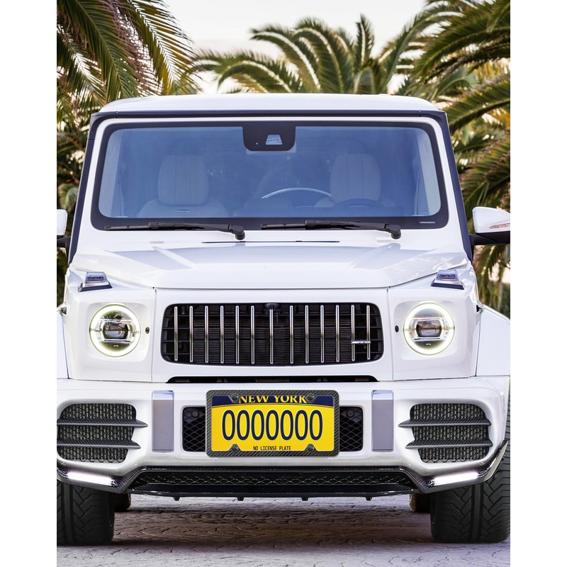 Aootf Carbon Fiber License Plate Frame- 100% Real Carbon Cloth