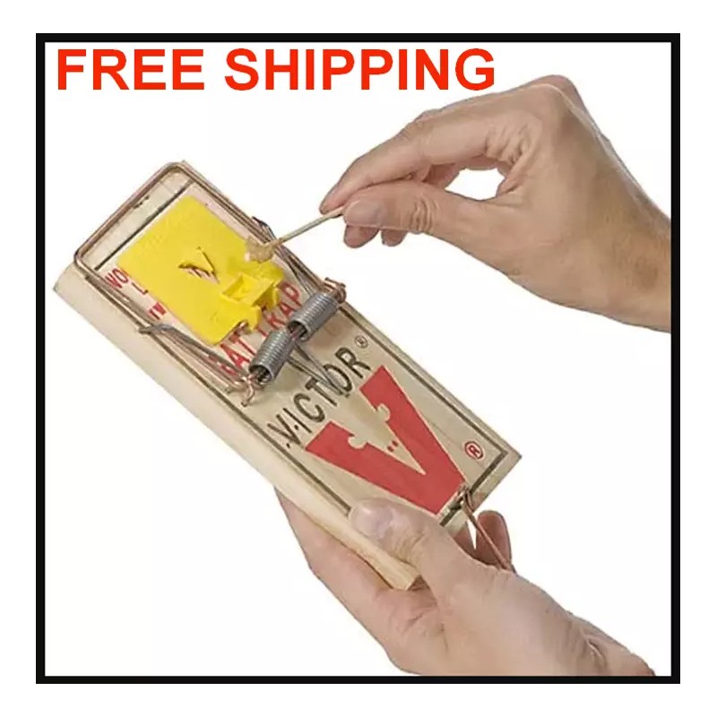 Dean Elliott Victor Large Professional Rat Trap with Hood Cover