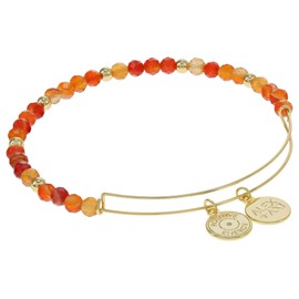 Alex and Ani Carnelian Beaded Bangle
