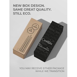 CANDWAX 10 inch White Taper Candles - White Candle Pack of 4 - Christmas Candle Tapers - Unscented Dripless Smokeless Long Burning Tall Candlesticks - Christmas Tapered Candles for Home Decor