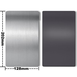 1PCS Resin 3D Printer Spring Steel Building Plate, Flexible Steel Sheet and Magnetic Base Platform Compatible with ELEGOO Saturn S/Anycubic Photon Mono X/Mono X 6K / Mono X 6Ks / M3 Plus, 202x128mm