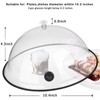 TMKEFFC Smoking Cloche Dome Cover 10 inch Lid for Smoke