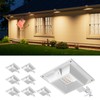 8 Pack Solar Powered Gutter Lights Outdoor Decorative Waterproof 12