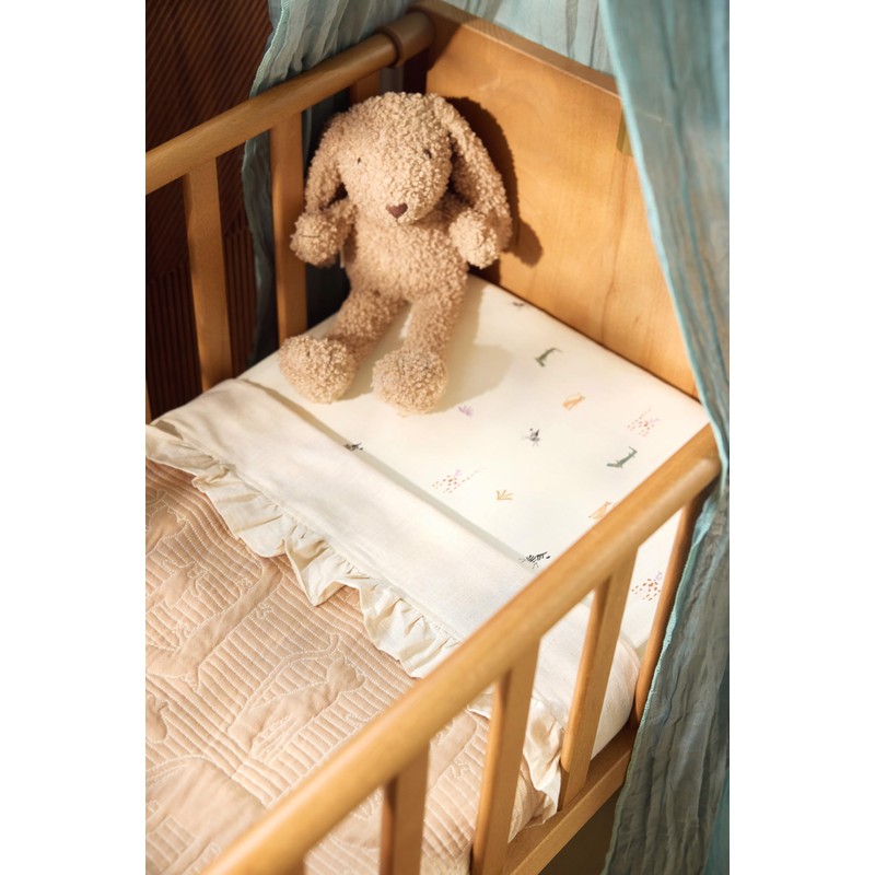 Jollein Jersey Fitted Sheet for Children's Bed Jungle Jambo 60