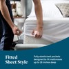 LUCID Premium Viscose Bamboo Jersey Mattress Protector Ultra Soft Waterproof