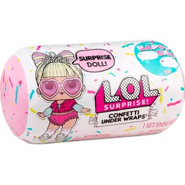 L.O.L. Surprise! Confetti Reveal with 15 Surprises Including Collectible Doll with Confetti Pop Fashion Outfits, Accessories - Doll Toy, Ages 4 5 6 7+ Years Old, Multicolor, 576440C3