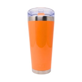 MyBevi Classic Premium Stainless Steel Tumbler with 12-Hour Temperature Control, Tritan Lid, and BPA-Free Construction | Orange, 26 oz