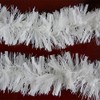 SHATCHI 1.8m/6ft White Luxury Deluxe Chunky Christmas Tinsel Garland Xmas