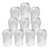 10 Pack Downspouts Gutter Guard Aluminum Filter Strainer Expandable Gutter