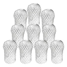 10 Pack Downspouts Gutter Guard Aluminum Filter Strainer Expandable Gutter Downspout Guards Gutter Downspout Protectors for Preventing Blockage from Leaves, Debris