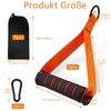 HOPNKN Handles for Fitness Bands, Pack of 2 Single-Handle Grips,