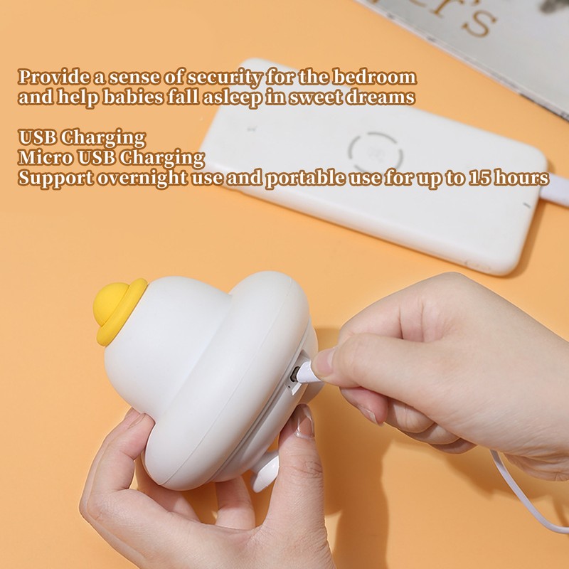 LED Night Light Cute Chick Shape Warm and White 2