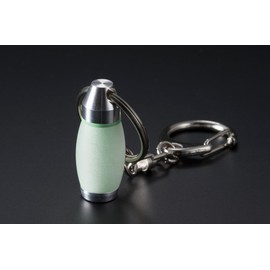 [CANDY Green Long Memorial Capsule for Ashes] Height 1.3 inches (34 mm), Buddhist Articles, Divine Bone, Dogs and Cats, Made in Japan, Key Chain